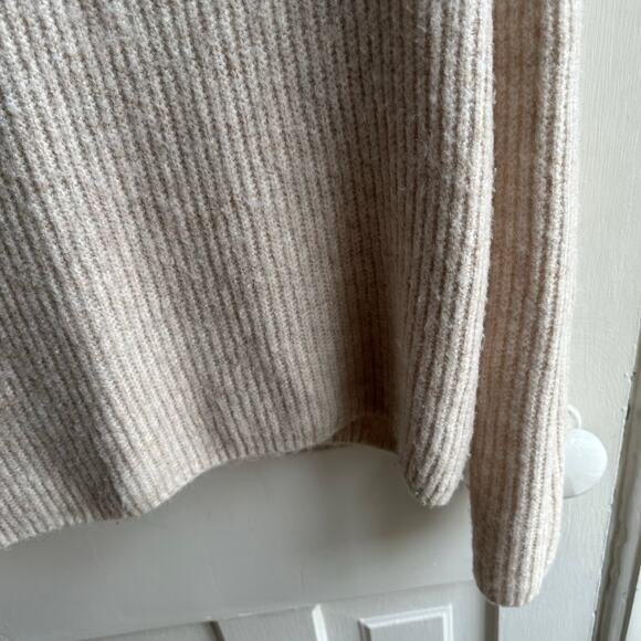 Evereve Avery Rib-Knit Sweater Oatmeal - Picture 5 of 7